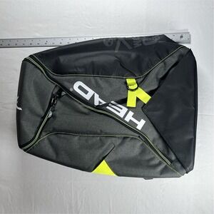 HEAD World Cup Rebels Ski Boot Bag Black Yellow Gray Adjustable Straps